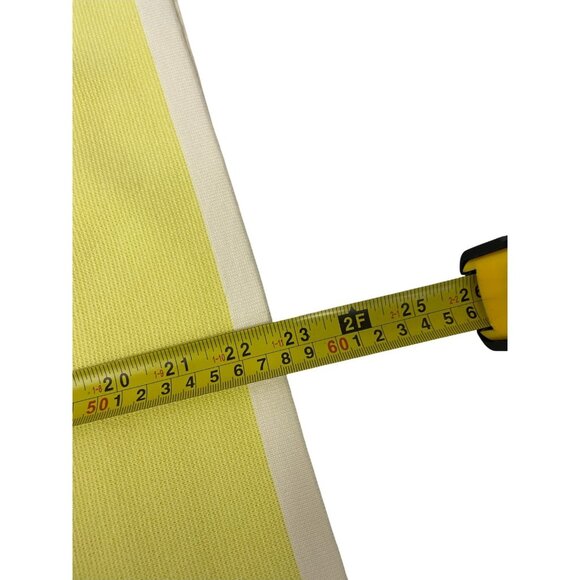 Talbots Womens Sweater Top Size XL Yellow White Knit Crew Neck Pullover NWT - Picture 9 of 10